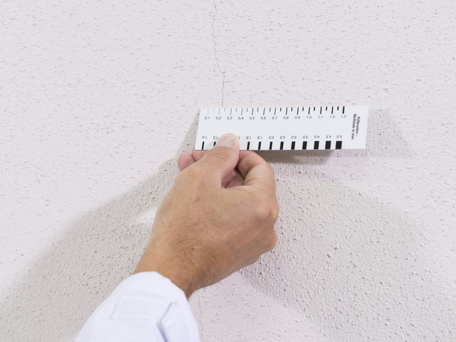 Fasáda s mikrotrhlinkami